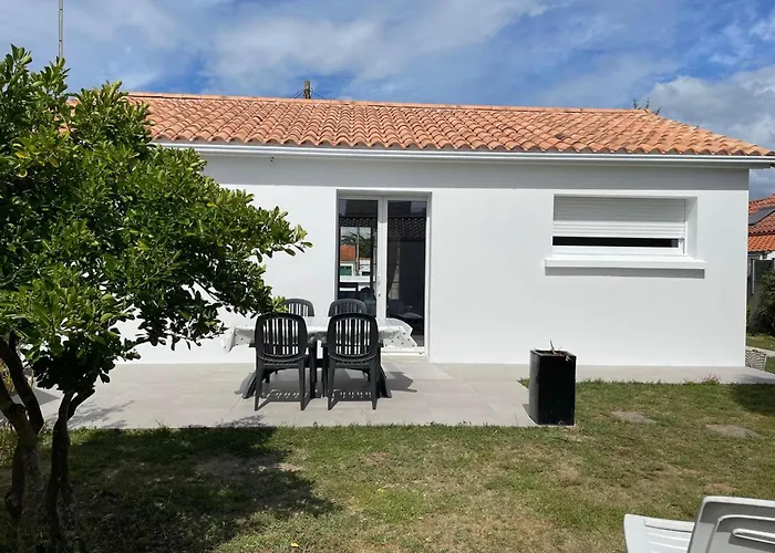 펜션 Maison De Plain-pied Confort 6 Pers., Proche A St Hilaire De Riez, Parking Prive - Fr-1-323-470